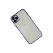 Apple İphone 11 Pro Kılıf Razer Lensli Silikon - Mor thumbnail 2