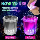 LED Işıklı Eğlence Bardak Seti 12 Adet thumbnail 3