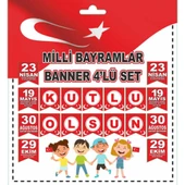 Flama Bayrak Milli Bayramlar Seti thumbnail 1