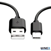 Winex DN930 USBA to Type-C Data ve Şarj Kablosu Siyah thumbnail 4