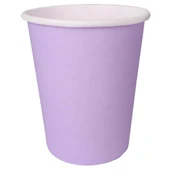 Bardak Karton Makaron Lila 8 Oz 8'lı thumbnail 1