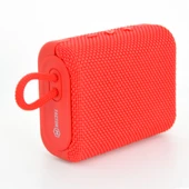 Factor M BTS01 Taşınabilir Bluetooth Hoparlör Kırmızı thumbnail 3