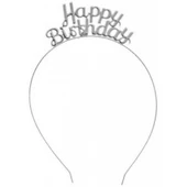 Taç Happy Bırthday Metal Gümüş thumbnail 1