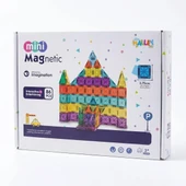 Magnet Mini Yapı Blok Seti 86 Parça - 3D Tasarım ve Eğitici STEM Seti thumbnail 3