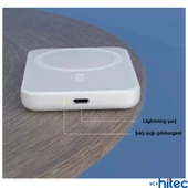 ScHitec 5000mAH MagSafe Powerbank Beyaz thumbnail 3