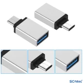 ScHitec Type-C to UsbA 3.0 OTG Dönüştürücü thumbnail 2