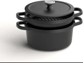 Berghoff Graphite Döküm Demir Tencere 26 Cm thumbnail 2