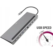 Usb-C Hub Stand 10 Port 4Xusb-A2Xusb-Chdmilan thumbnail 7
