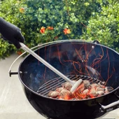 Weber 10615 Grill Charcoal Rake, Silver thumbnail 5