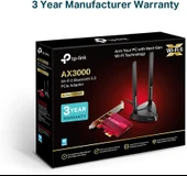 Tp-Link Archer Kablosuz Pci Express Adaptör Antenli thumbnail 8