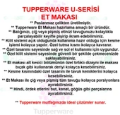 Tupperware U-Serisi Et Makası M66 Hsgl thumbnail 3