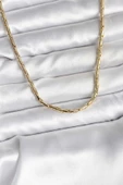14K Gold Renk Kaplama Model CM Kadın Kolye thumbnail 1