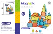 Magnetic Imagination - 43 Parça Yaratıcı Manyetik Yapım Seti thumbnail 2
