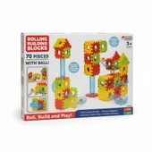 Toplu Yapı Blokları Rolling Building Blocks 70 Parça Toplu (3+ Yaş) thumbnail 2