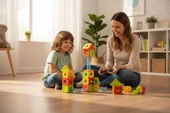 Toplu Yapı Blokları Rolling Building Blocks 70 Parça Toplu (3+ Yaş) thumbnail 1