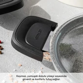 Emsan Fortis Granit 6 Parça Sahan Set Gri thumbnail 1