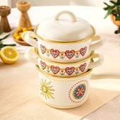Emsan Solemar Emaye Midi Set 14 cm thumbnail 3