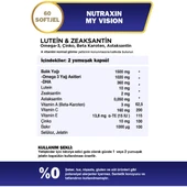 Nutraxin My Vision Göz Vitamini 60 Kapsül thumbnail 2