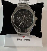 Swiss Plus Man Watch Basic Seri Model-4 ST3503AGS Plus Black-Silver thumbnail 1