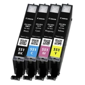Canon CLI-551-6509B009 Orijinal Kartuş Paketi thumbnail 2
