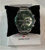 Swiss Plus Man Watch Basic Seri Model-2 ST3516AGS Green-Silver thumbnail 2