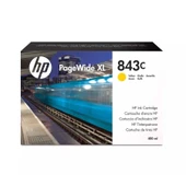 Hp 843C C1Q68A Sarı Orijinal Kartuş thumbnail 2