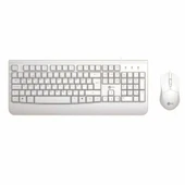 Lecoo CM105 Beyaz Kablolu Q Klavye-Mouse Seti thumbnail 1