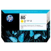 Hp 80-C4873A Sarı Orijinal Kartuş thumbnail 1