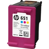 Hp 651-C2P11AE Renkli Orijinal Kartuş thumbnail 2