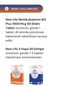 NEW LİFE B12 Plus 60 Tablet & 4 Hepa thumbnail 5
