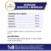 Nutraxin Quercetin + Bromelain 30 Tablet thumbnail 2