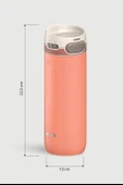 STEVIG 4 ACTION TRIGGER-CONTROL ÇELİK TERMOS 500 ML CORAL ROSE ST-231 thumbnail 5