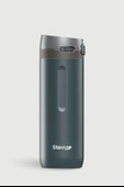 STEVIG 4 ACTION TRIGGER-CONTROL ÇELİK TERMOS 500 ML DARK NAVY ST-227 thumbnail 1