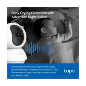 TP-Link Tapo TC71 2K Gece Görüşlü Wi-Fi Kamera thumbnail 5