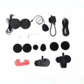 Knmaster KN2300 PRO Motosiklet Kask İnterkom Bluetooth Intercom Kulaklık Seti thumbnail 5