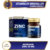 Nutraxin Zinc 15 Mg 100 Tablet thumbnail 2