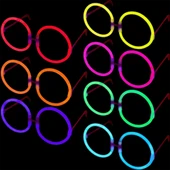Glow Stick Yuvarlak Gözlük 12 Adet thumbnail 1