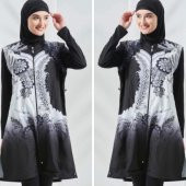 Seamay 1001 Siyah Tesettür Mayo thumbnail 1