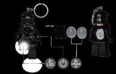 LEGO Star Wars First Order Tie Pilot LED Key Light thumbnail 3