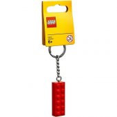 LEGO Brick 853960 2x6 Red Key Chain thumbnail 1