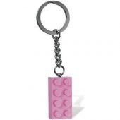 LEGO 852273 Pink Brick Key Chain thumbnail 2
