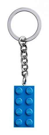 LEGO Brick 853993 2x4 Bright Blue Keyring thumbnail 2