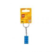 LEGO Brick 853993 2x4 Bright Blue Keyring thumbnail 1