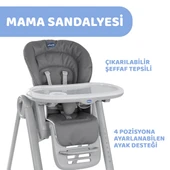 Chicco Polly Magic Mama Sandalyesi Dark Grey thumbnail 2