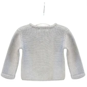 Andywawa AC24333 Basic Bebe Ceket Grey Melange thumbnail 2