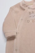Bistyle Tulum Kadife I Love Daddy 15125 Bej thumbnail 3