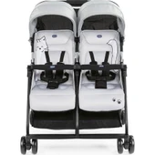 Chicco Ohlala Twin İkiz Bebek Arabası Silver thumbnail 2