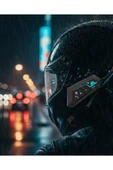 SAYARMARKT Evrensel Kask Uyumlu Bluetooth Intercom Kulaklık thumbnail 1