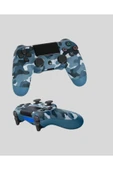 SAYARMARKT Bluetooth Kablosuz PS4 Gamepad Çift Motorlu Siyah Controller thumbnail 2