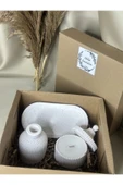 AdelyaHome Granit Efekt Mum Tabağı Set thumbnail 1